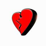 Gif animé coeur brisé